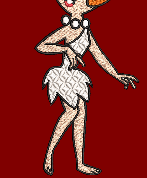 The Flintstones Characters - Wilma Flintstone - 3 Designs
