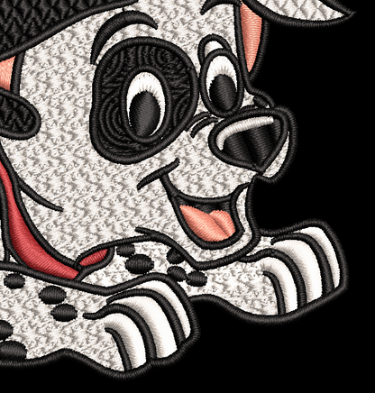 Dalmatian 01 (2 hoop sizes) & Dalmatian 02 Embroidery Designs