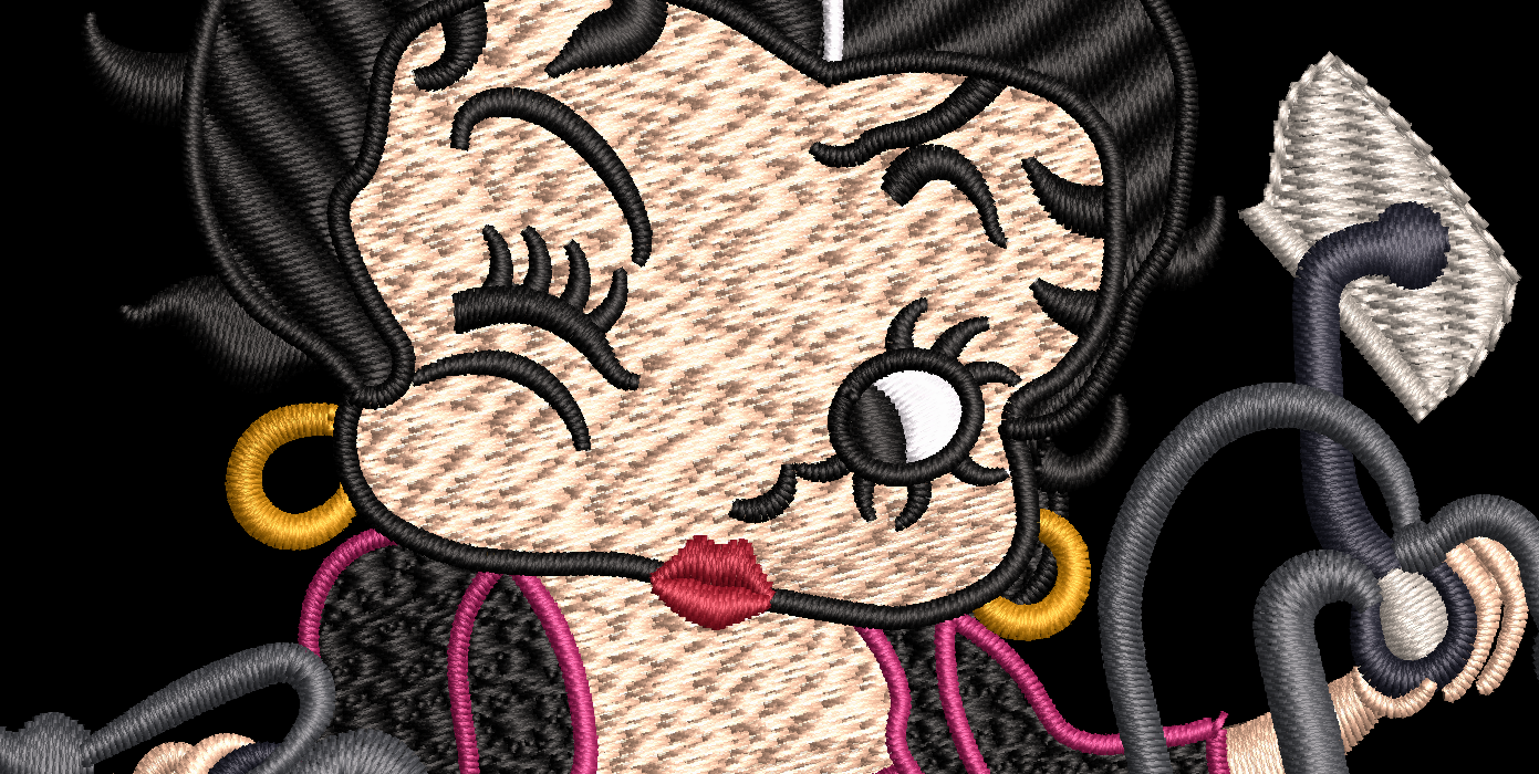 Betty Boop on Bike