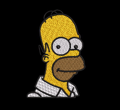 The Simpsons Characters - Homer Simpson – 2 Hoops Sizes