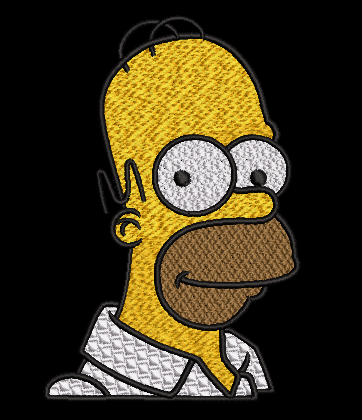 The Simpsons Characters - Homer Simpson – 2 Hoops Sizes