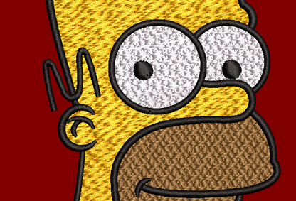 The Simpsons Characters - Homer Simpson – 2 Hoops Sizes