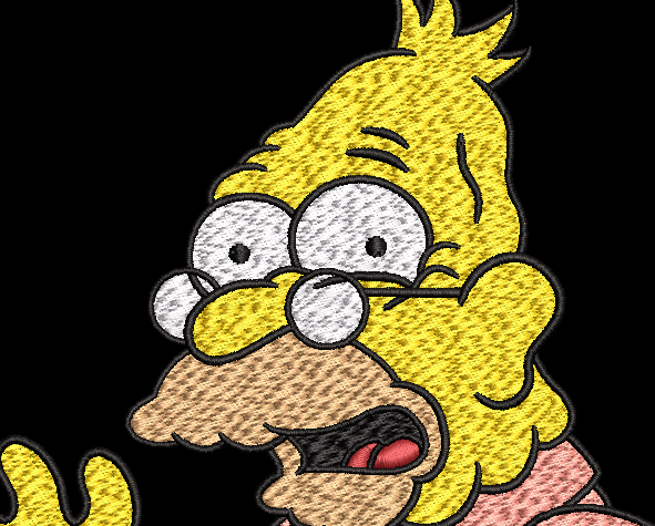 The Simpsons Characters - Grandpa Abraham J Simpson Digital Download
