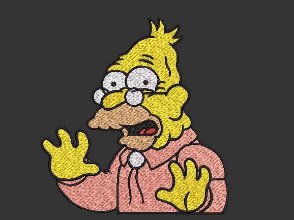 The Simpsons Characters - Grandpa Abraham J Simpson Digital Download
