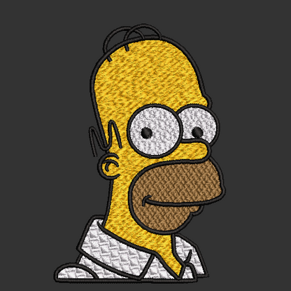 The Simpsons Characters - Homer Simpson – 2 Hoops Sizes