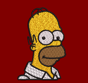 The Simpsons Characters - Homer Simpson – 2 Hoops Sizes