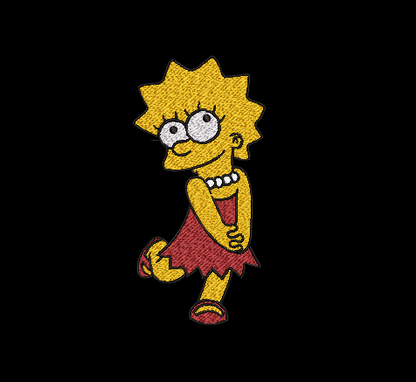 The Simpsons Characters - Lisa Simpson – 2 Hoops Sizes
