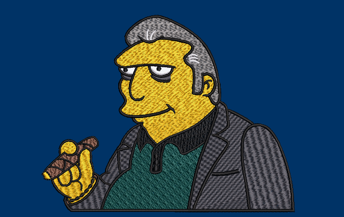 The Simpsons Characters - Fat Tony 5 x 7