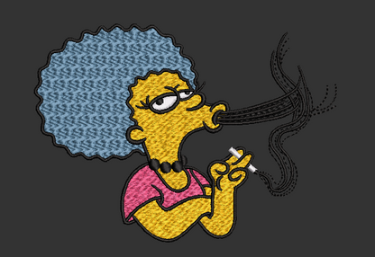 The Simpsons Characters - Patty Bouvier 2 Designs