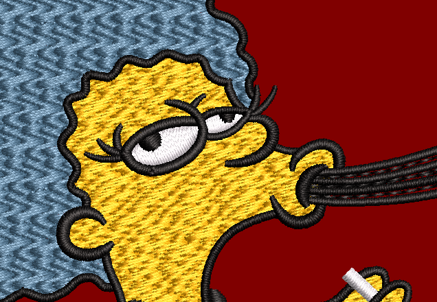 The Simpsons Characters - Patty Bouvier 2 Designs