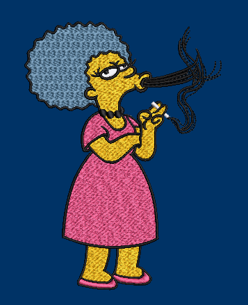 The Simpsons Characters - Patty Bouvier 2 Designs