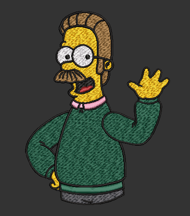 The Simpsons Characters - Ned Flanders 5 x 7