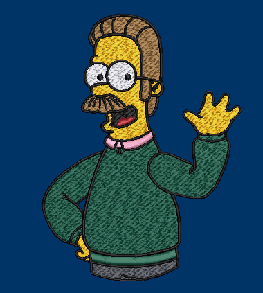 The Simpsons Characters - Ned Flanders 5 x 7