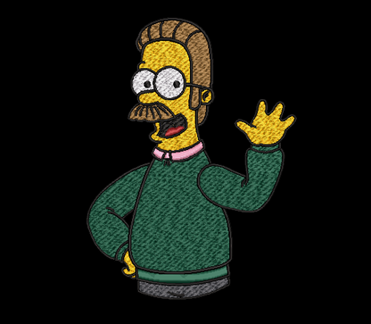 The Simpsons Characters - Ned Flanders 5 x 7