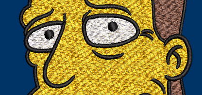 The Simpsons Characters - Troy McClure 2 Hoop Sizes