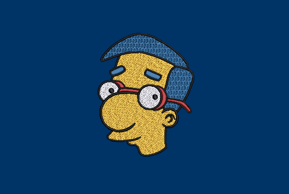 The Simpsons Characters - Milhouse Van Houten Body and Face Designs