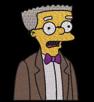 The Simpsons Characters - Waylan Smithers 2 Hoop Sizes