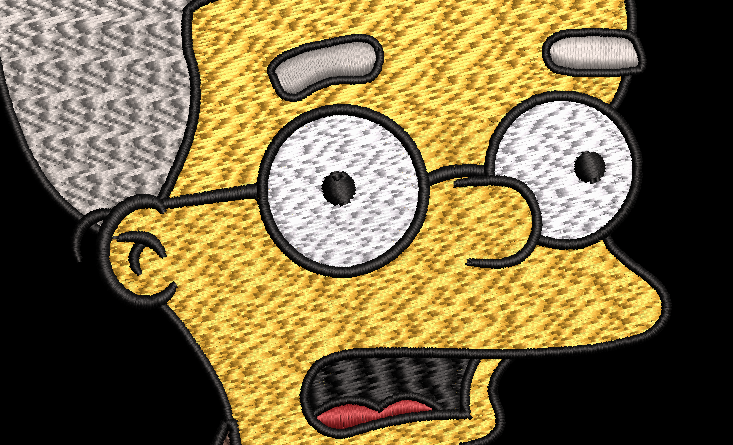 The Simpsons Characters - Waylan Smithers 2 Hoop Sizes