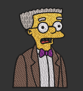 The Simpsons Characters - Waylan Smithers 2 Hoop Sizes
