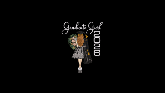 Graduation Embroidery Design - Graduation Gurl 01