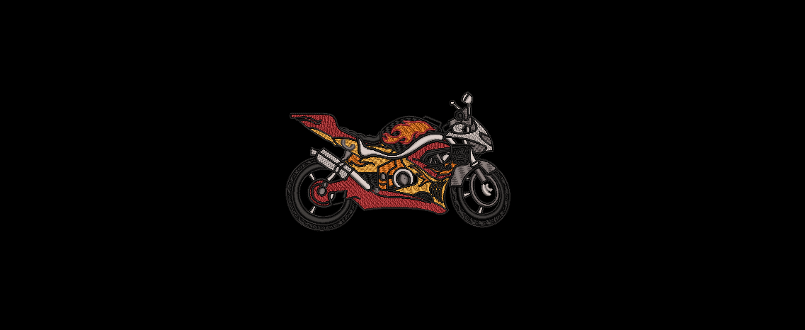 Motorcycle Collection - Bike 08 5 x 7 Hoop