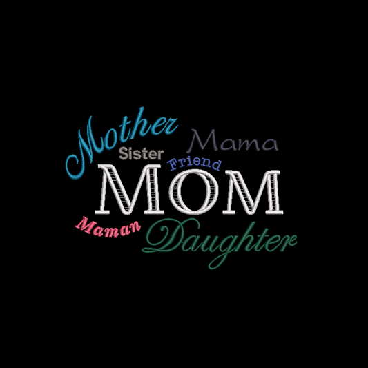 All the Names for Mom Digital Download Apparel Design