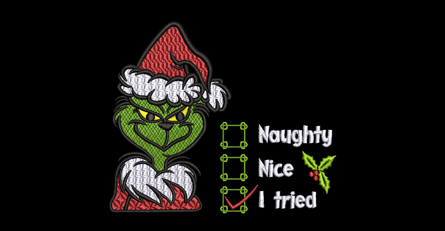 I Tried Grinch Christmas List